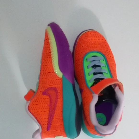 Nike Kids Sneakers - Orange, Purple, Green - Picture 3 of 5